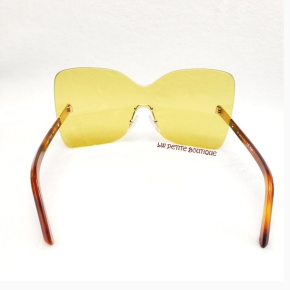 Fendi Oversized Rimless/Shield Sunglasses - Picture 5 of 8